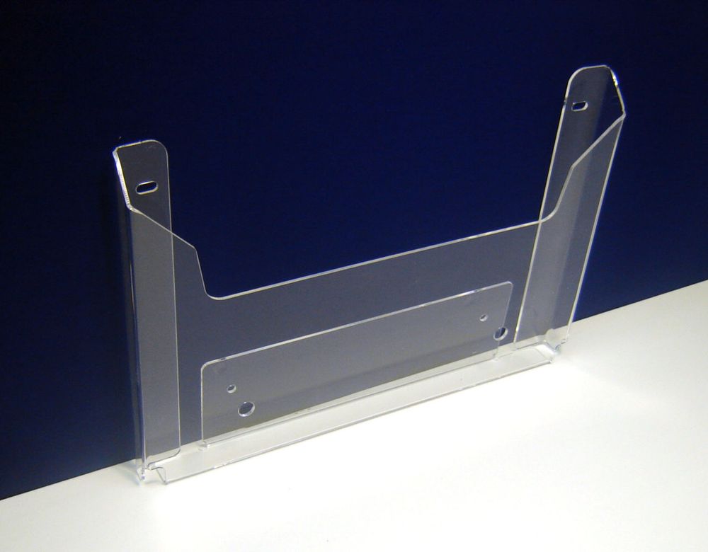 Карман объемный А4 горизонтальный настенный из оргстекла