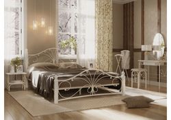 Двуспальная кровать Мэри 1 160х200 белая