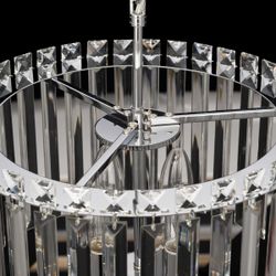 Citilux Джейн CL306141 Хрустальная подвесная люстра Хром
