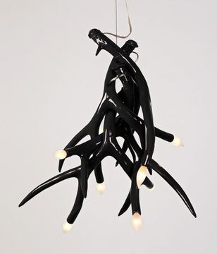 ROLL&HILL Superordinate Antler Chandelier - 4 Antlers