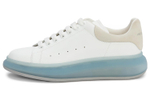 Alexander McQueen Alexander McQueen cowhide calfskin lace-up sports fashion sneakers men's white