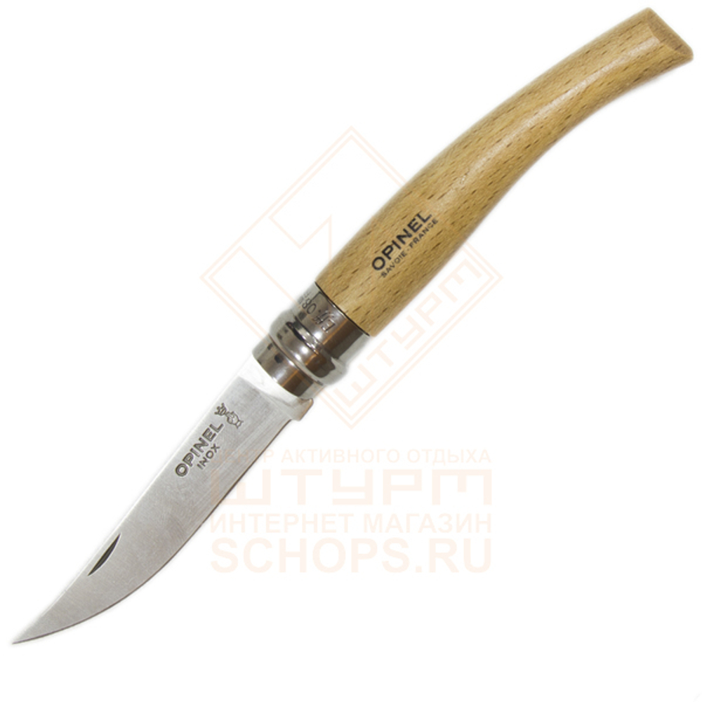 Нож складной Opinel Slim Beechwood No.8