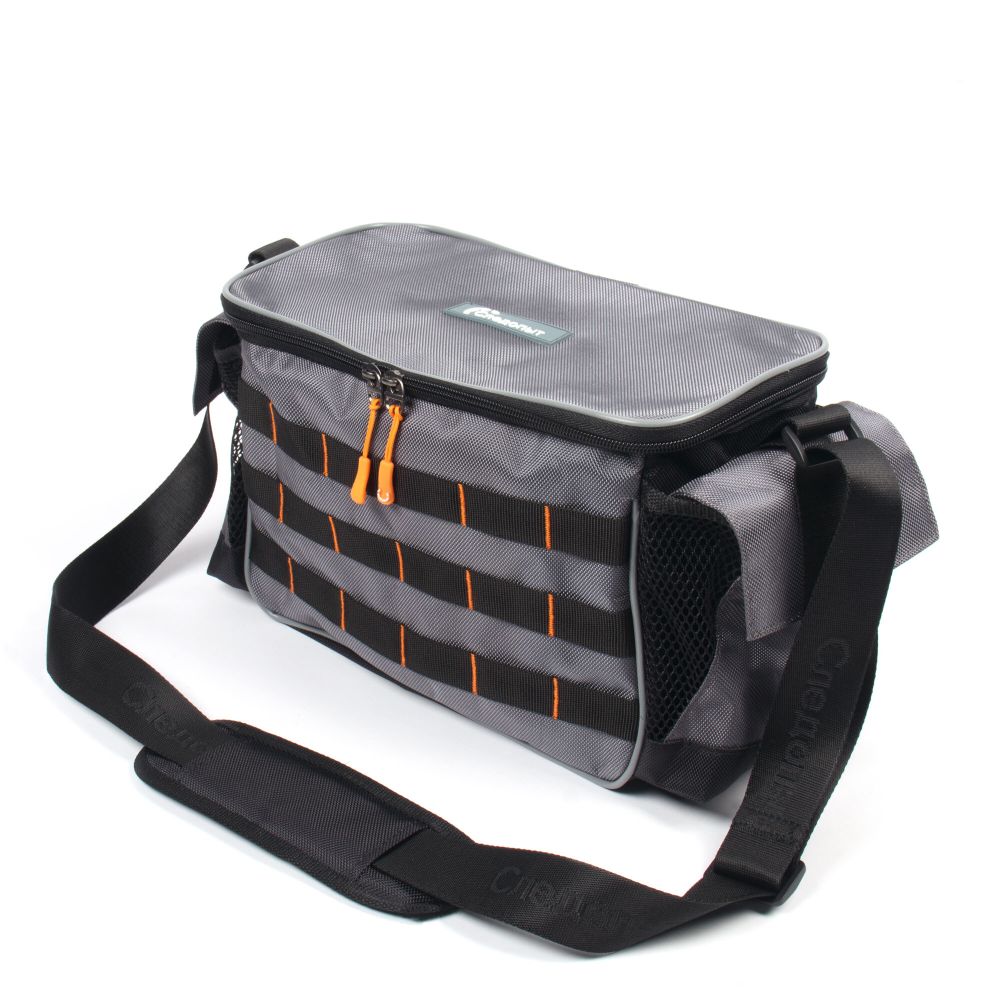 Сумка рыболовная &quot;СЛЕДОПЫТ&quot; Base Lure Bag L, 36х22х15 см, цв. серый, без коробок/12/