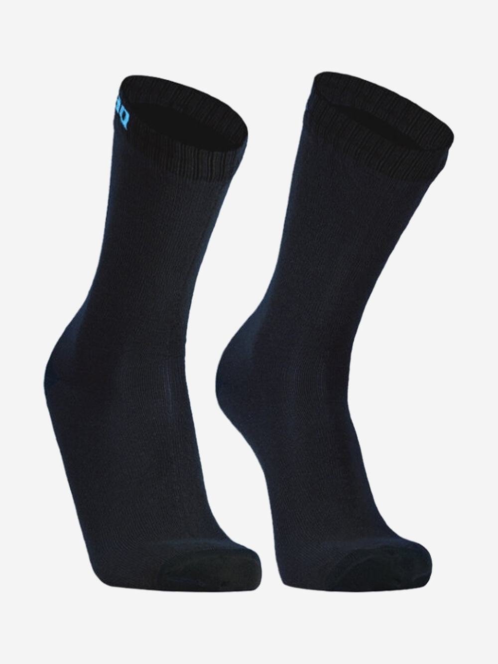 Водонепроницаемые носки Dexshell Ultra Thin Crew DS683BLK,, артикул DS683BLK, цвет Черный/голубой