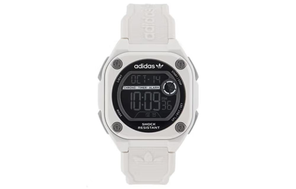 Adidas Originals STREET Wrist Watch Quartz Movement Resin Strap Black Dial Unisex