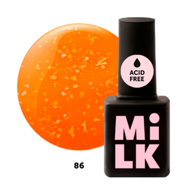 Milk Rainbow Base 86 Flame - Бескислотная цветная база, 9мл.