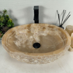 Раковина из оникса Erozy Yellow EO-64619 51*40*15 0159