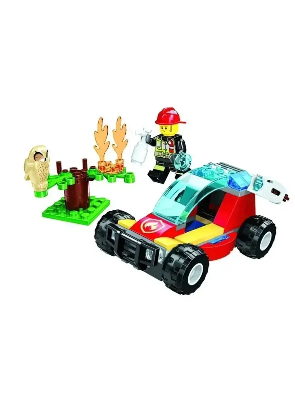 Конструктор Сити лесные пожары/90 деталей/11521