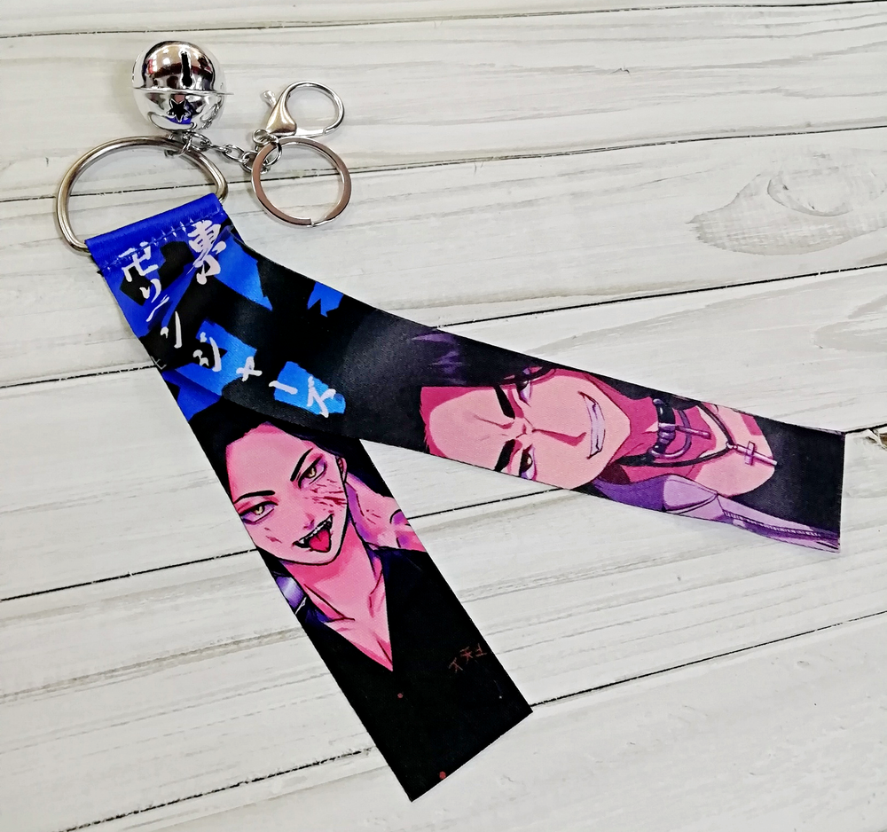 Тканевые брелоки с бубенчиками аниме "Токийские мстители" - Баджи