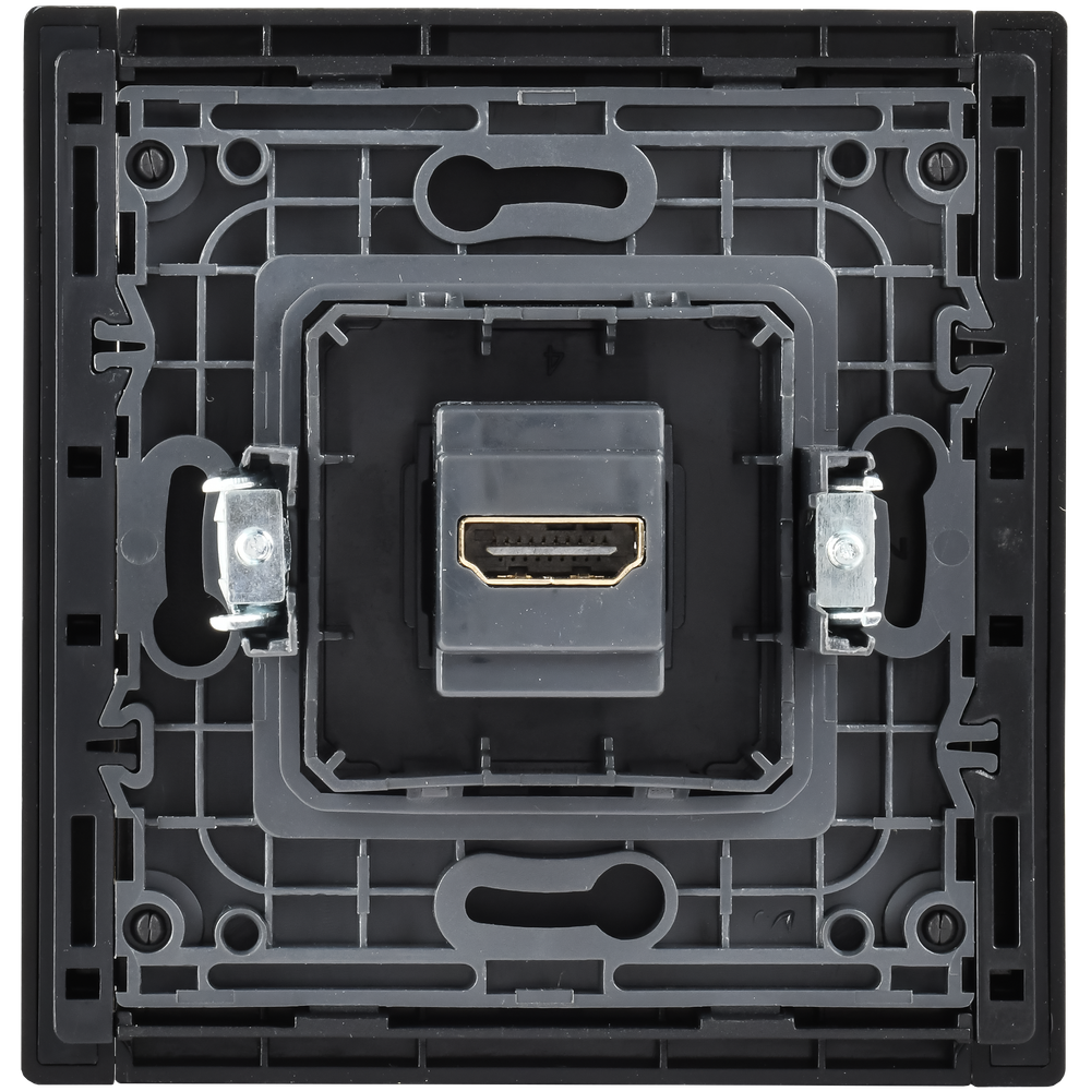 FORTE&PIANO Розетка HDMI FP640M металл шампань IEK