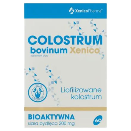 Диетическая добавка Colostrum bovinum Xenico, 60 капсул
