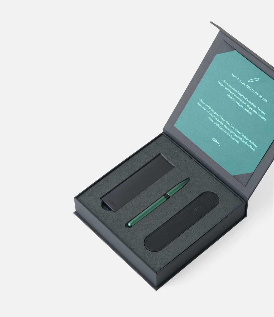 Stilform Kosmos Set Aurora Green — ручка на магнитах в наборе