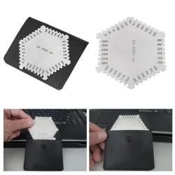 Толщиномер гребенка измерительная толщины мокрого слоя краски 25-3000 В футляре.