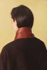 Bomber JANE dark brown color