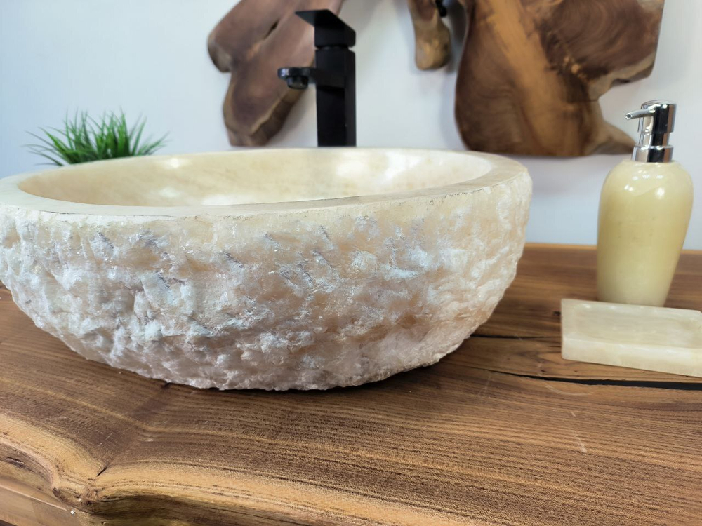 Раковина из оникса Erozy Natural EO-65743 51х40х15 из натурального камня