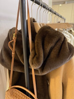 Шарф из эко-меха под норку