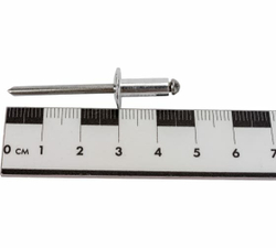 Вытяжная заклепка алюминий-нерж. 5.0x12.0 К11 ув. бортик 250 шт.