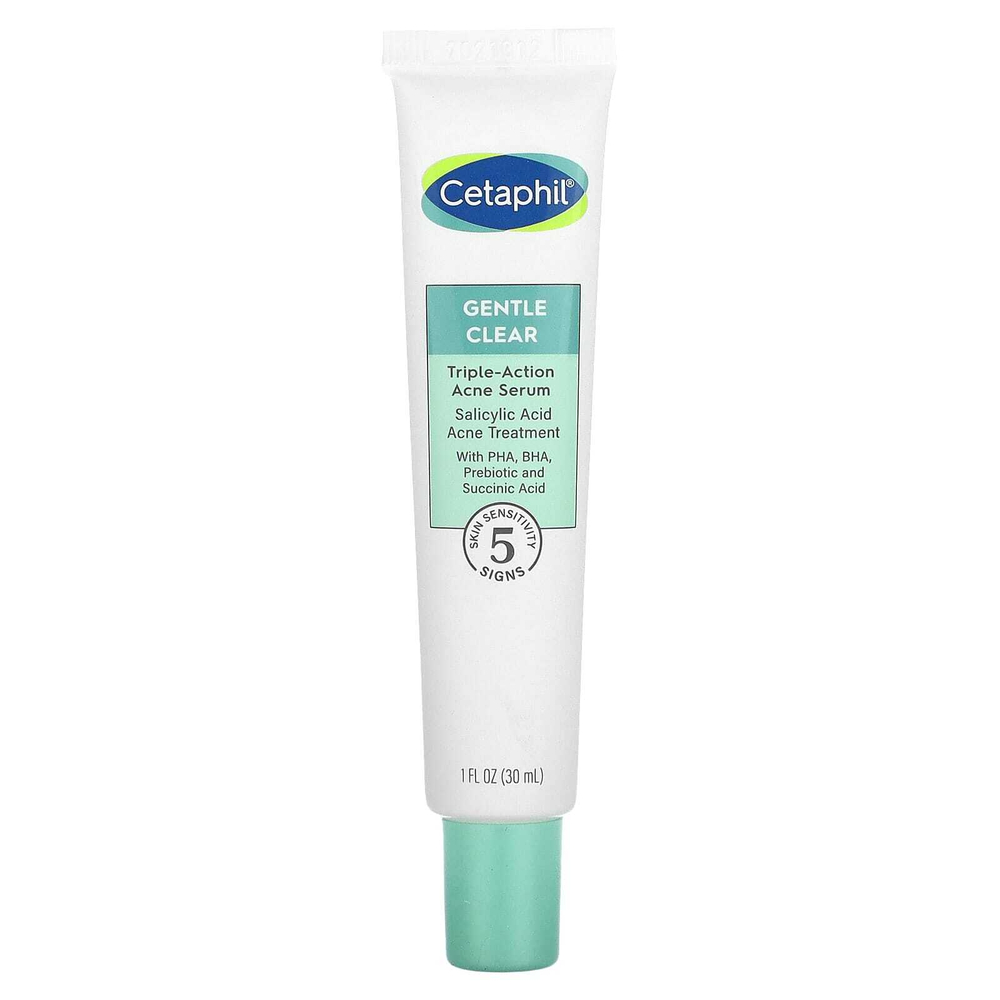 Cetaphil, Gentle Clear, сыворотка тройного действия от акне, 30 мл (1 жидк. унц.)