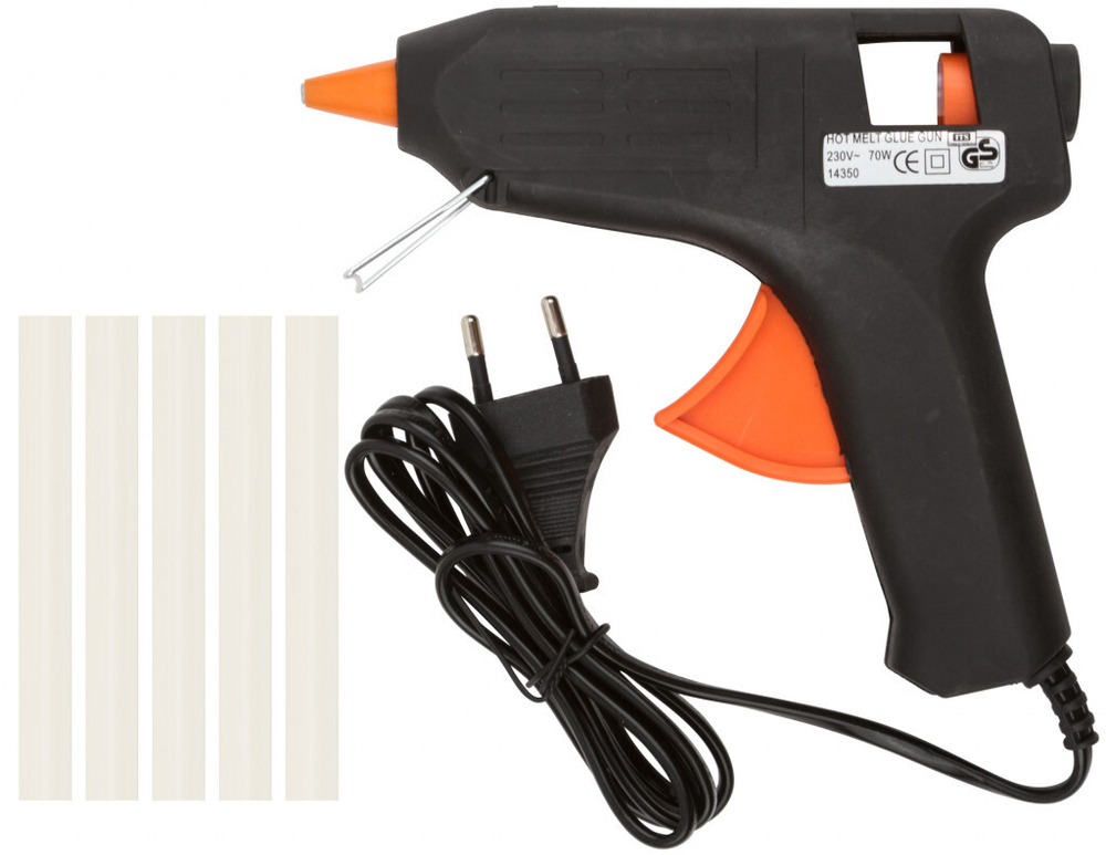 Пистолет клеевой 11 мм Чемодан FIT