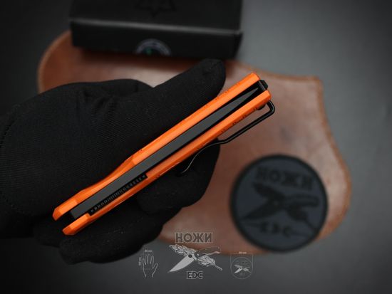Складной нож FOX knives 604 OR CoreVox c клинком из стали Böhler N690, рукоять FRN