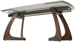 Стол DAKAR 180 GLOSS AMBER JADE SOLID CERAMIC / Орех, ®DISAUR