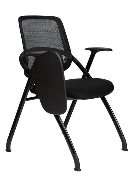 Стул Норден / Клип / Clip / черная сетка / черная ткань / пюпитр