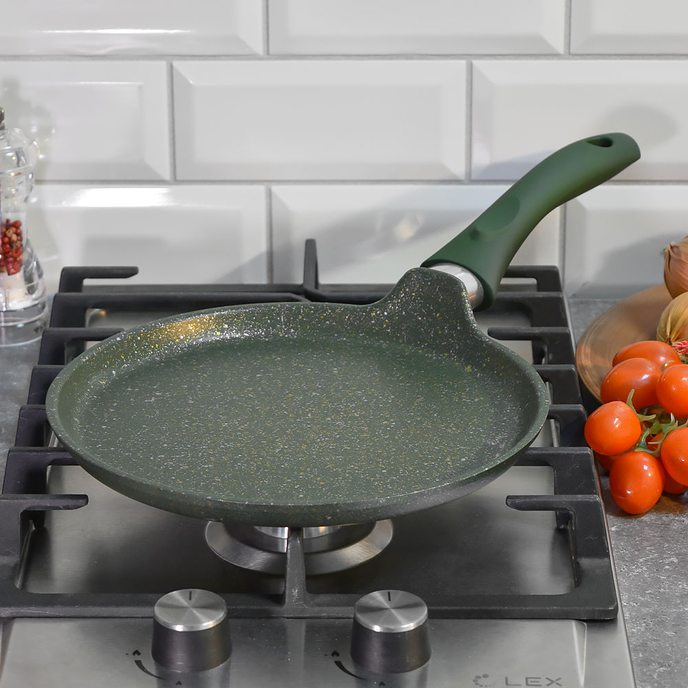 Блинница 24см Trendy style malachite, а/пр литая