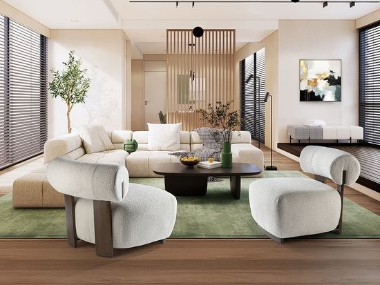 Topaz Кресло орех/экрю