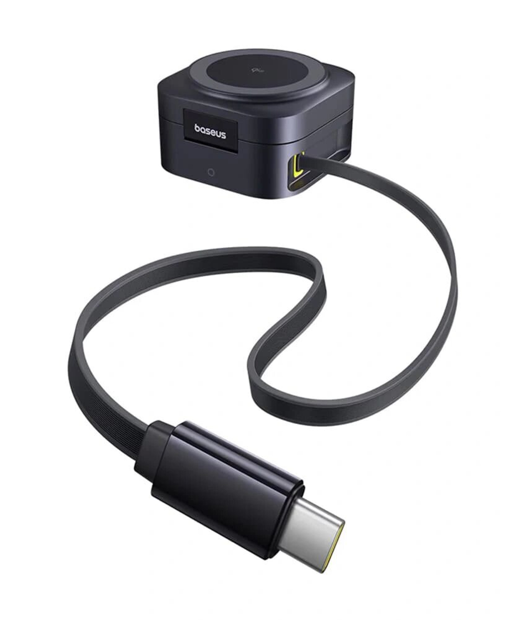 Беспроводное зарядное устройство Baseus PicoGo Series 2-in-1 Qi2 67W, P10276800123-00