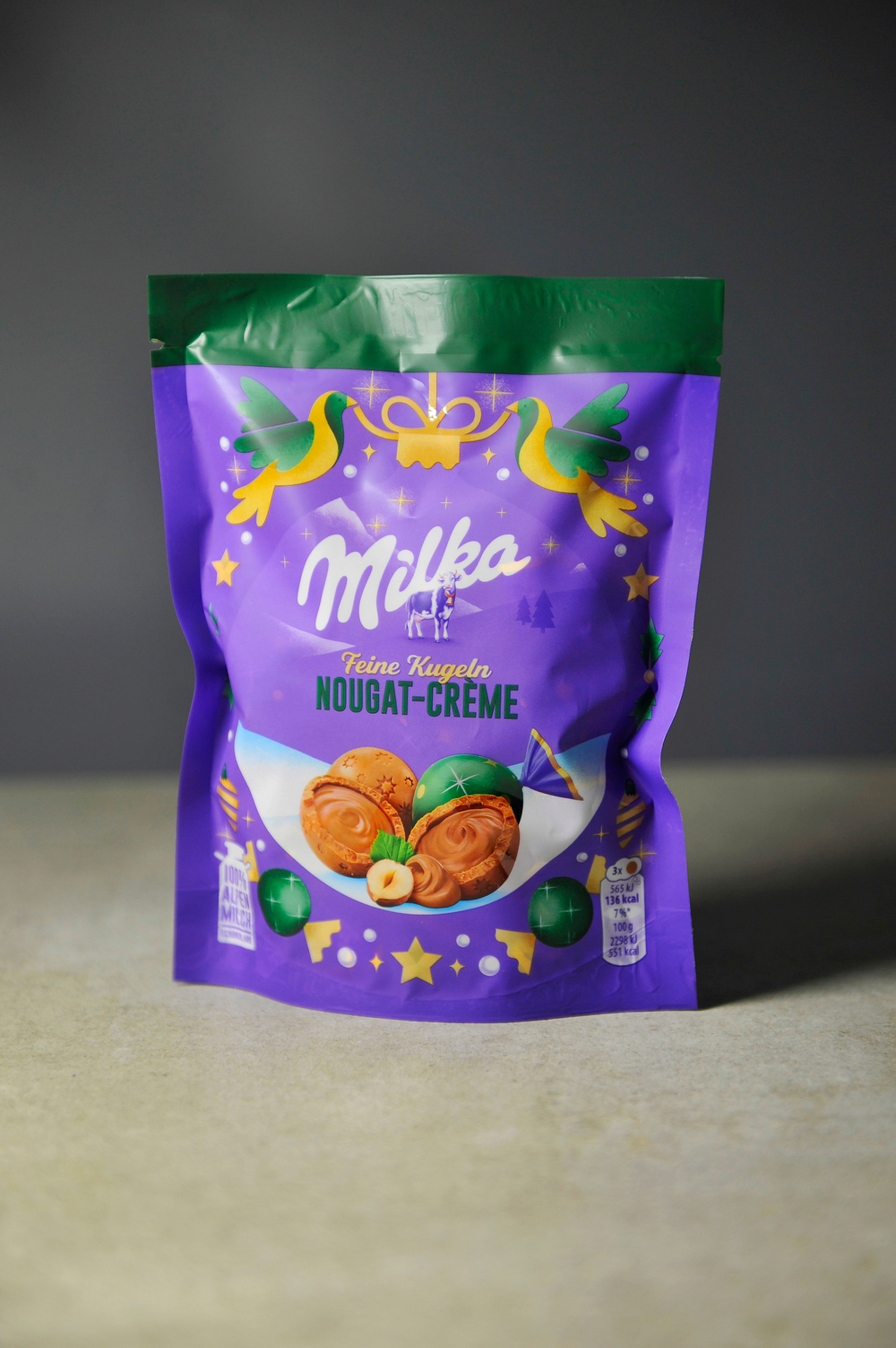 Шоколадные шарики Milka имбирный пряник 90г.