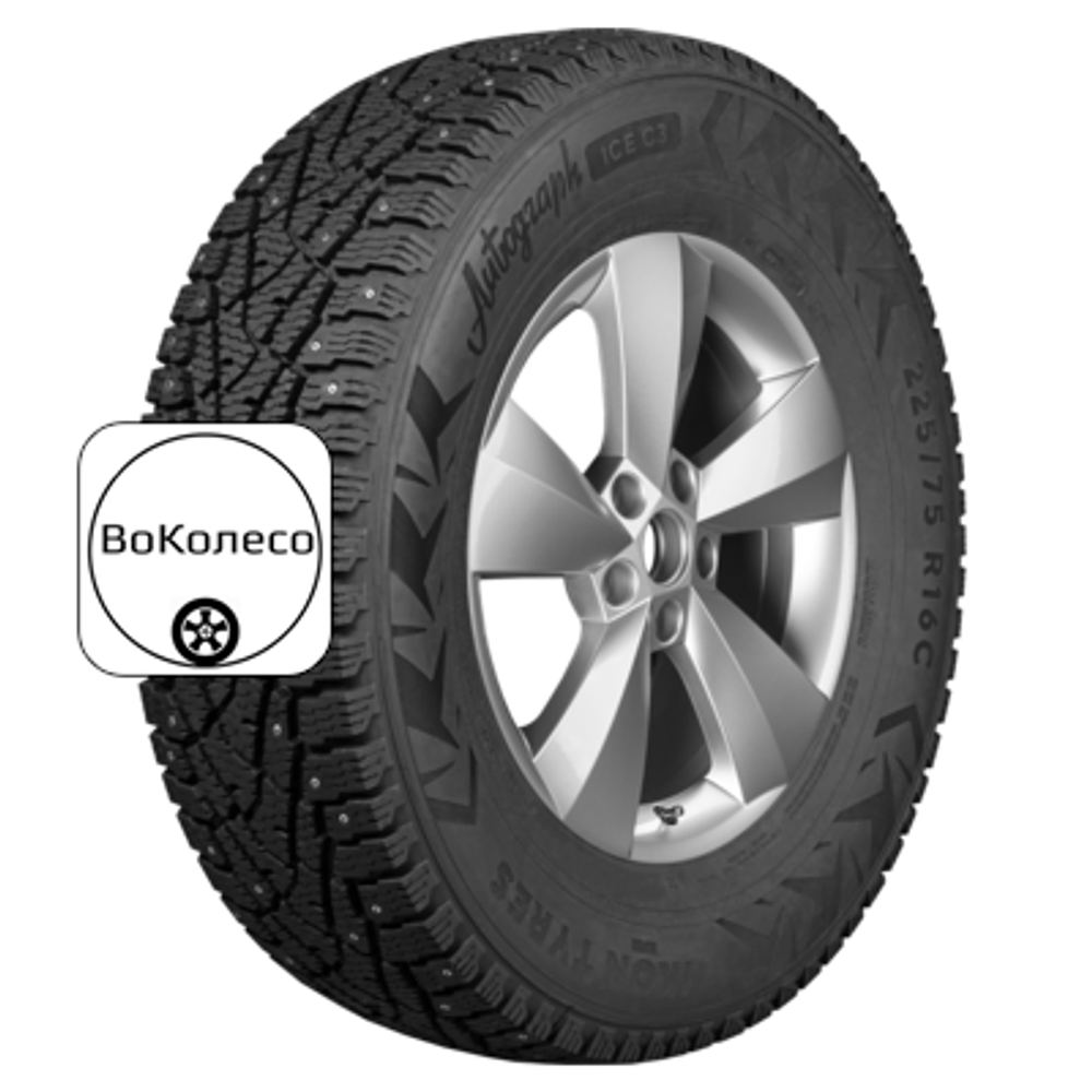 235/65R16C 121/119R Autograph Ice C3 TL (шип.) Ikon