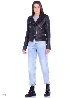 Косуха женская натуральная кожаная