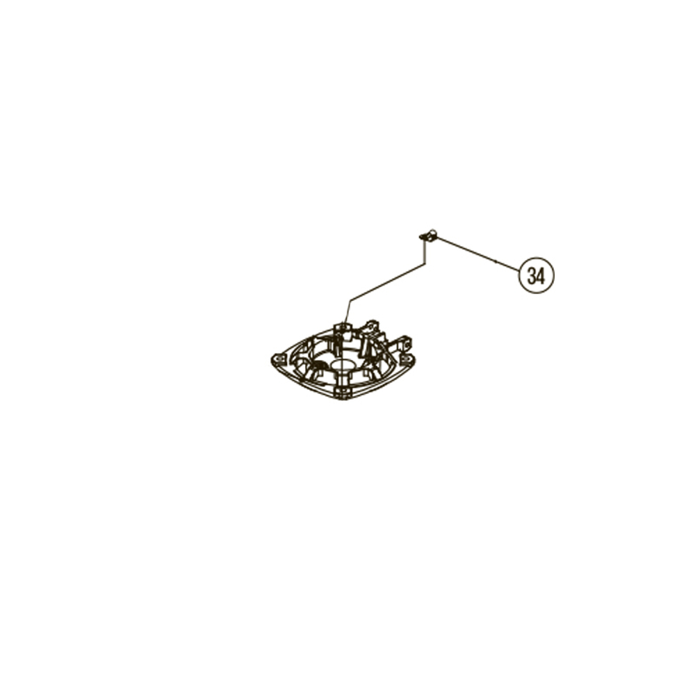 Запчасть №34 для Hybest GSR40A. Зажим Запчасть №34 для Hybest GSR40A. Зажим