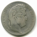 5 франков 1836. Франция (F)