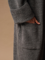 C0153-05 Кардиган женский темно-серый dbr