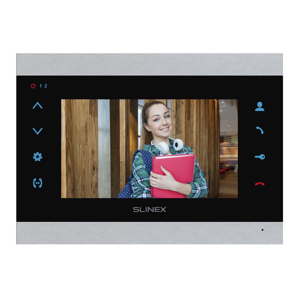 IP видеодомофон с поддержкой HD Slinex SL-07N Cloud Silver+Black
