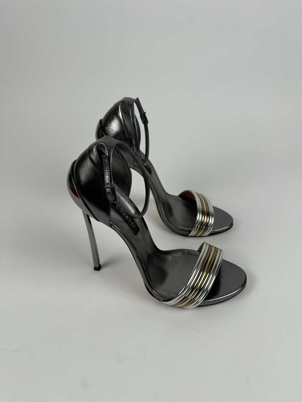 Босоножки Casadei Multimetall