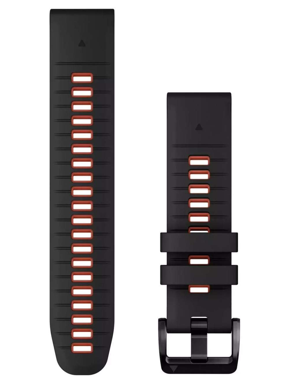 Ремешок Garmin QuickFit 22 mm Black/Flame Red Silicone Band 010-13280-06