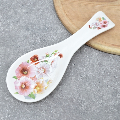 Подставка под ложку "Пышная мальва"