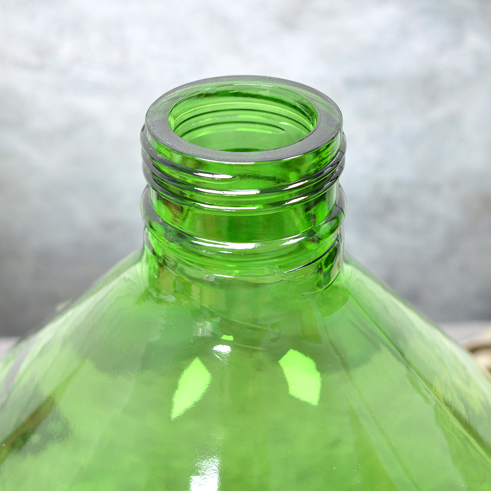 Бутыль винная 10л БК-58 зелёная с крышкой