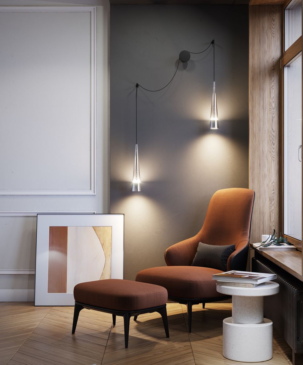 Бра Maytoni Sintesi P090WL-L24CH3K