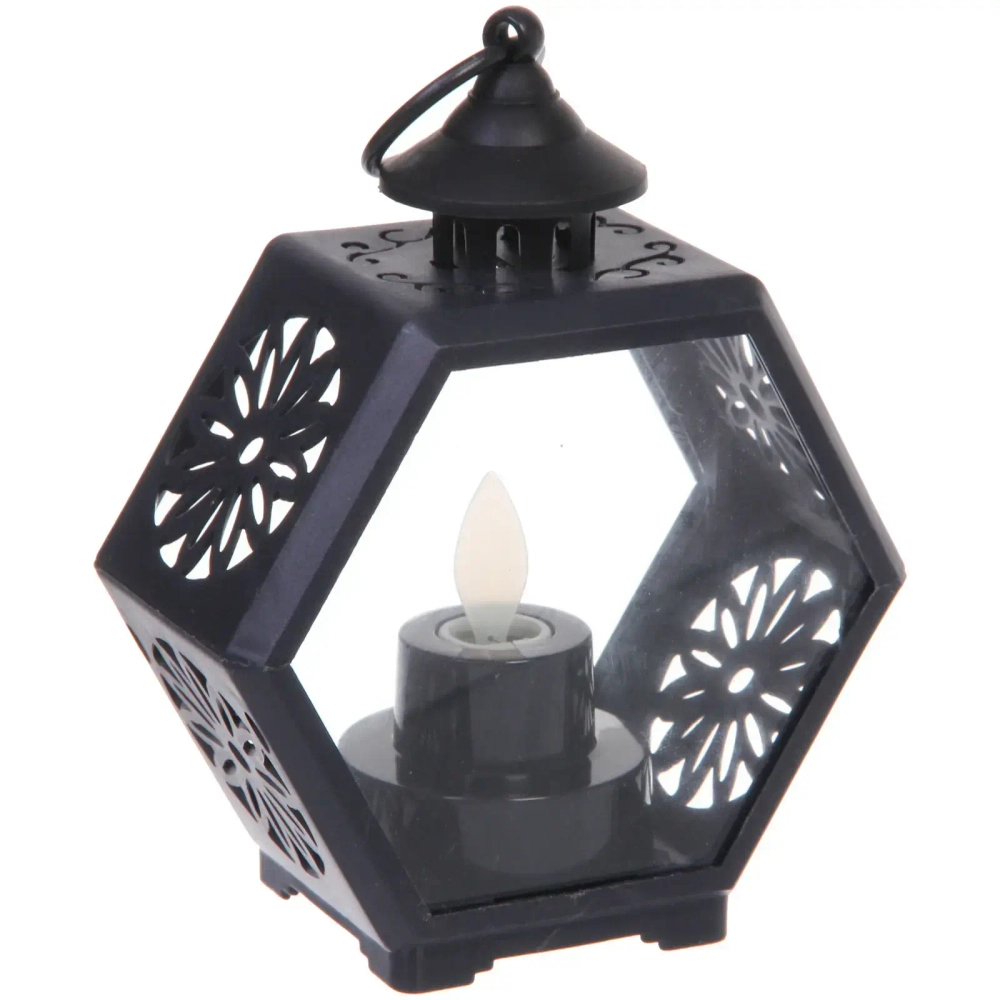 Сувенир с подсветкой «Пламя» 11,3*14,5 см, Черный (работает от батареек LR44*3)