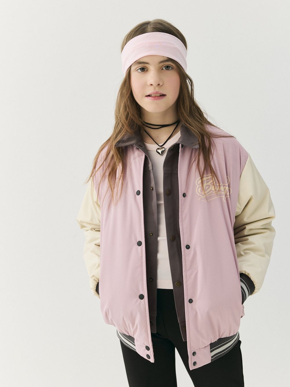 Бомбер с утеплителем "Роза" 7+