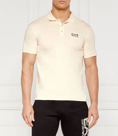 Поло EA7 - персиковый(8NPF14 PJVQZ)