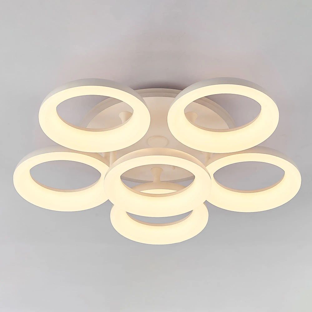 Citilux Паркер Смарт CL225A160E RGB Умная люстра Белая