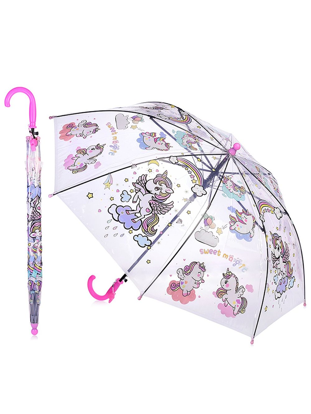Зонт детский Единорог (50 см) 00-4464
