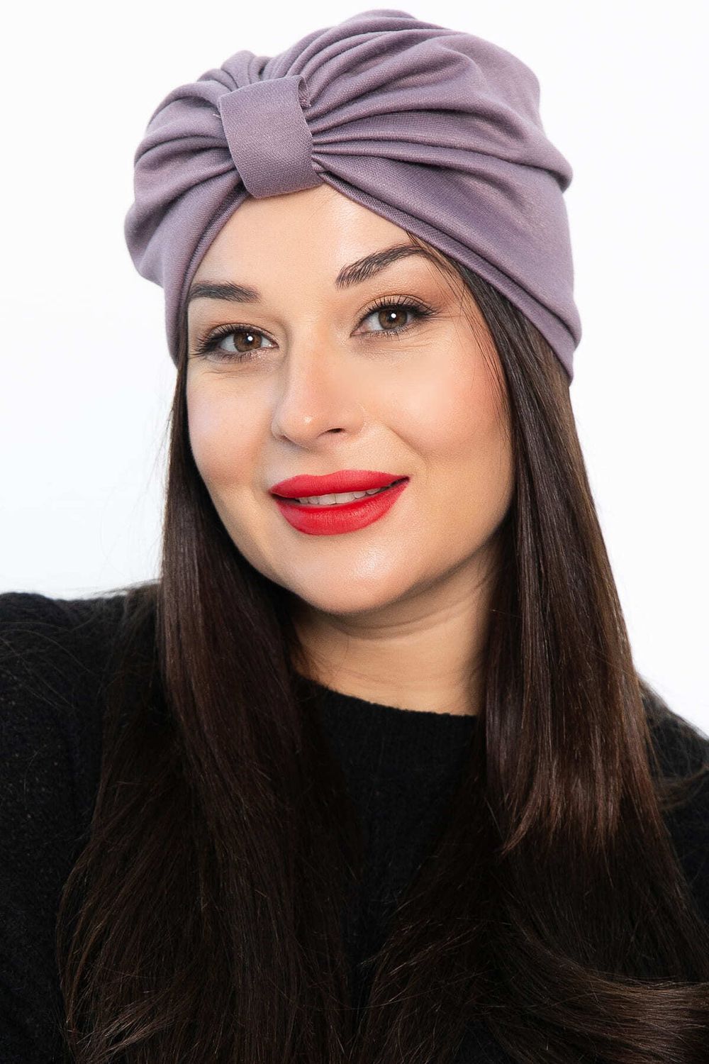 Чалма с бантом (лиловая) ЧБ2-23М LT Collection