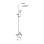 Душевая стойка BelBagno Unique-VSCM-CRM 3 режима, глянцевый хром