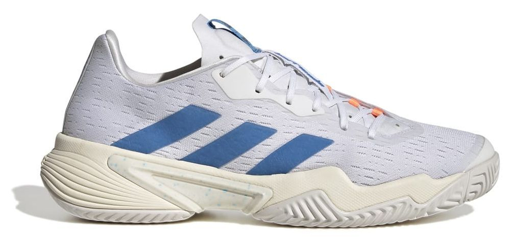 Мужские кроссовки теннисные Adidas Barricade M Parley - cloud white/pulse blue/mint ton