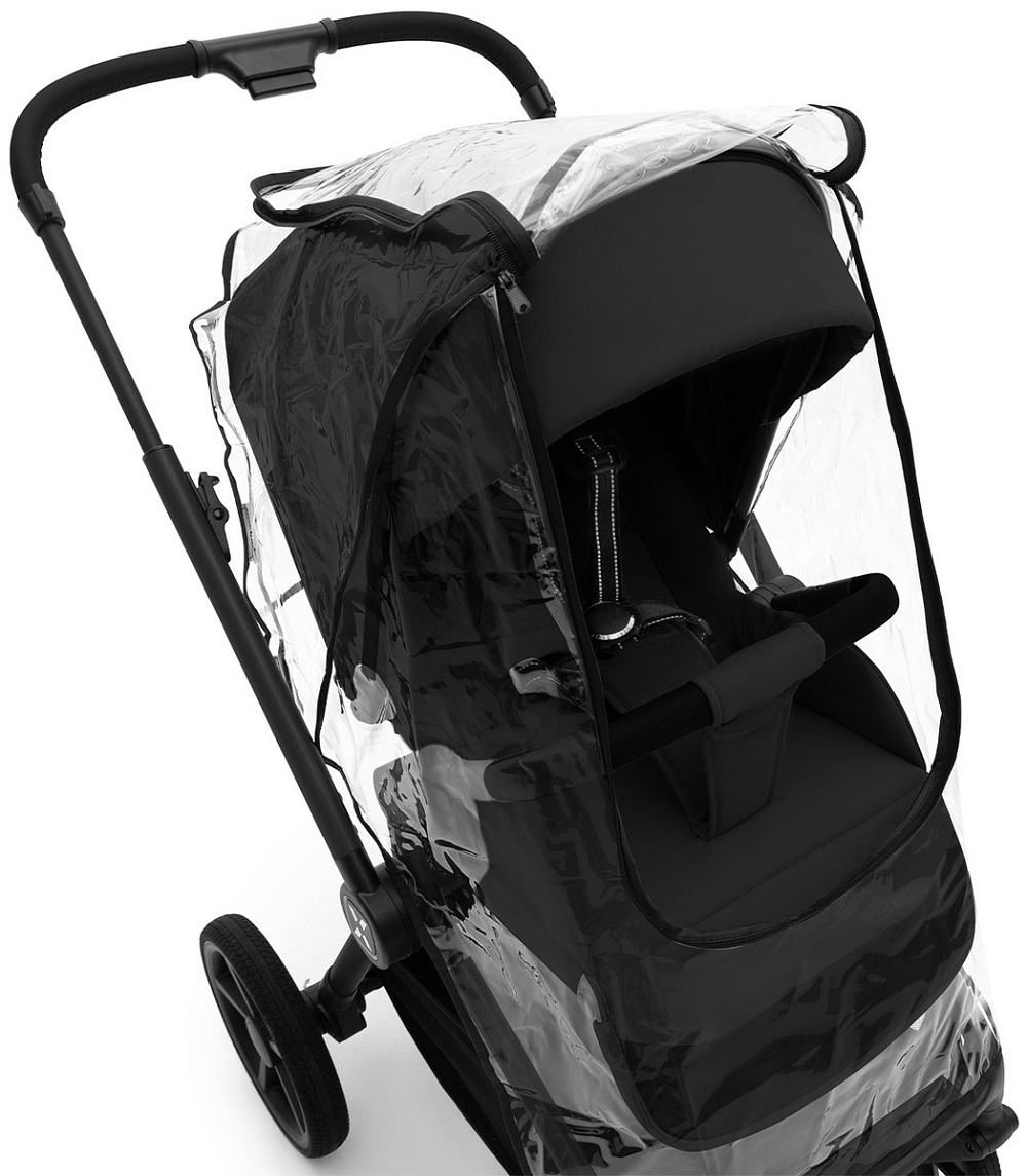 Коляска Agex Life 3 в 1 матовая рама с автокреслом i-Safe S Black ALB583 Black (Черный)